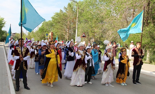 В Житикаре начали отмечать День государственных символов РК